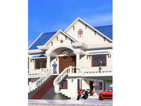 Mẫu nhà nóc thái 2025