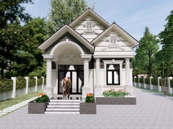 Mẫu nhà nóc thái 2025